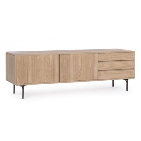 Mobile porta TV "Widald" per interno 160 x 40 x 50h cm -Naturale