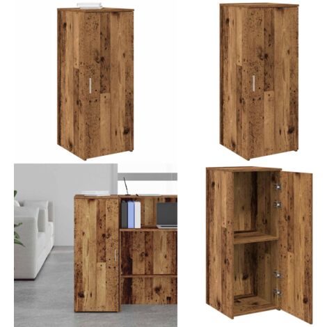 Mobile Portaoggetti Legno Antico 40x45x103,5 cm in Truciolato - Armadio in truciolato - Armadio antico