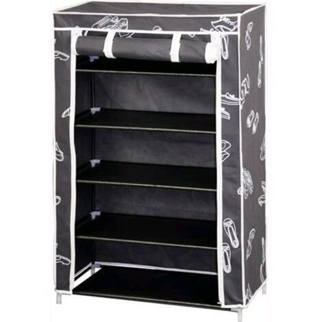 Mobile SCARPIERA IN TNT MAURER 61X30X90H cm Struttura in acciaio 5 mensole