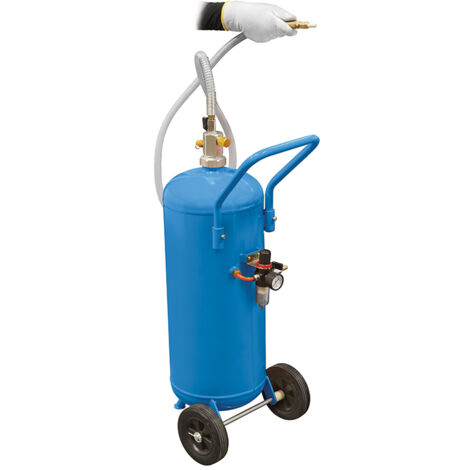 MOBILE SODASTRAHLER SANDSTRAHLEN MIT RÄDERN FERVI 0310