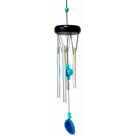 Mobile sonore Bleu En bois - Métal et Verre