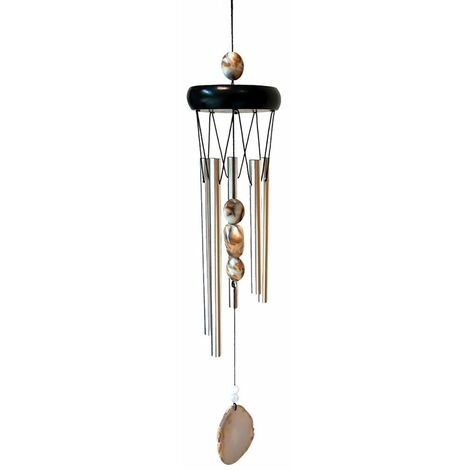 Mobile sonore Naturel En bois - Métal et Verre