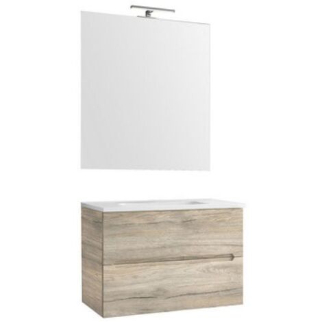 MOBILE SOSPESO LINEA TALIA DA 70 CM Larice Bianco