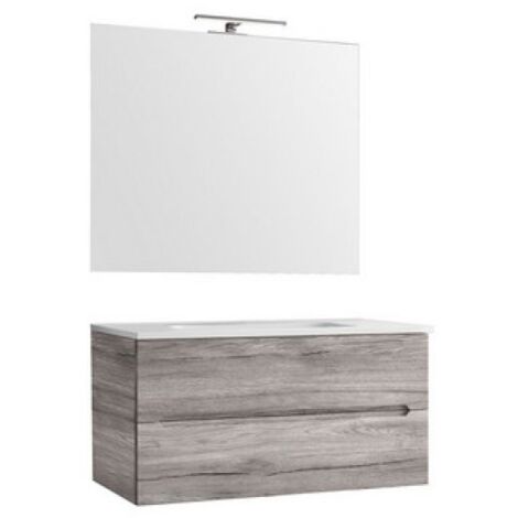 MOBILE SOSPESO LINEA TALIA DA 90 CM Larice Bianco