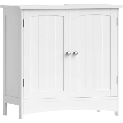 Mobile sotto lavabo Valora Bianco Compatto Scandinavo