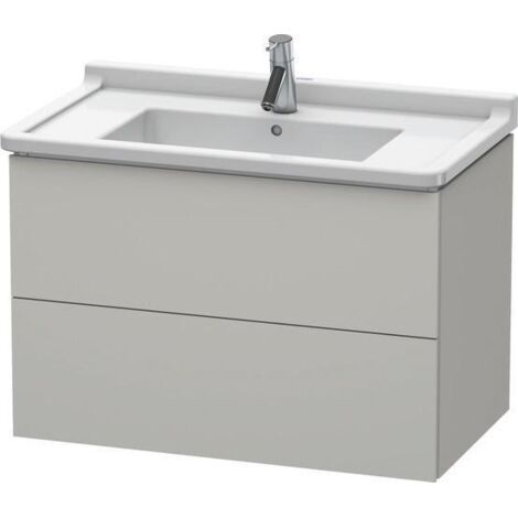 Mobile sottolavabo L-CUBE 469x820x558mm bianco super opaco