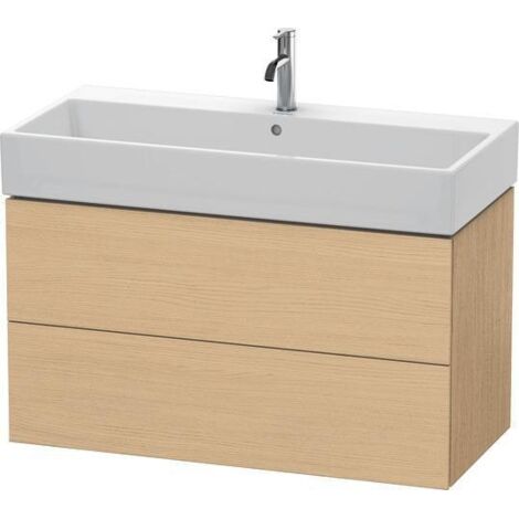 Mobile sottolavabo L-CUBE 544x984x459mm taupe super opaco