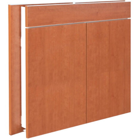 Mobile sottolavello bagno in kit teak a 2 ante - 90x50 cm