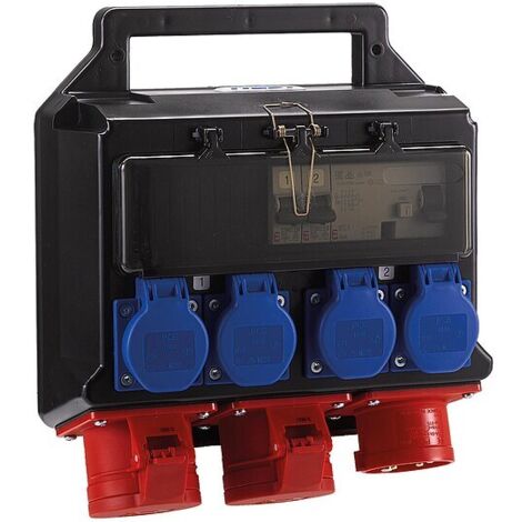 Mobile Steckdosenverteilung KV402016 2x400V/16 A 4x230/16 A
