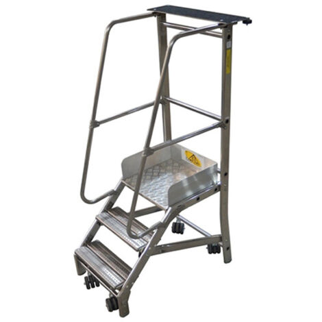 Mobile Stehleiter de 3 Stufen - Maximale Arbeitshöhe 2.59m - SC3