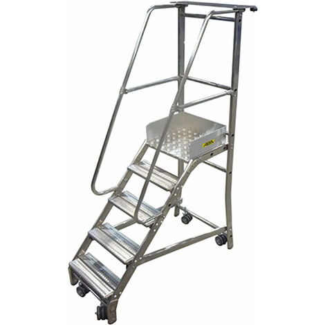 Mobile Stehleiter de 5 Stufen - Maximale Arbeitshöhe 2.95m - SC5
