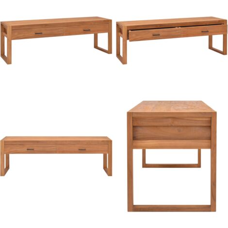 Mobile TV 140x40x45 cm in Legno di Teak - Mobile TV - Teak