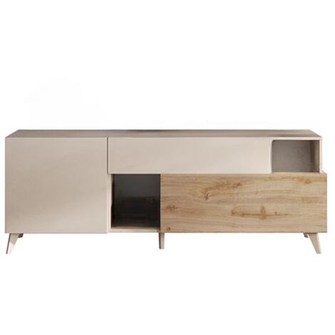 Mobile TV 2 ante, 1 cassetto e 2 nicchie L180 cm - MALA