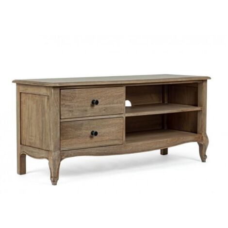 Mobile TV 2 Cassetti 115x40x52 cm in Legno