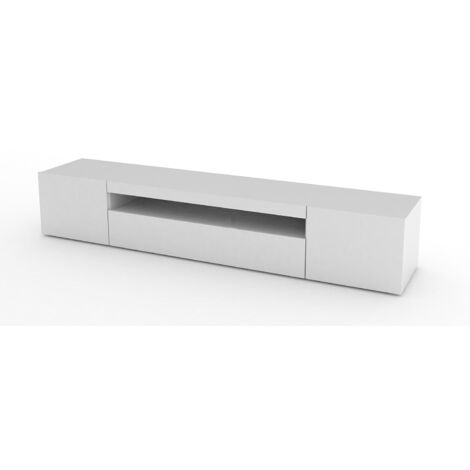 Mobile TV 3 Ante 200x40x36,5 cm Daiquiri Bianco Lucido