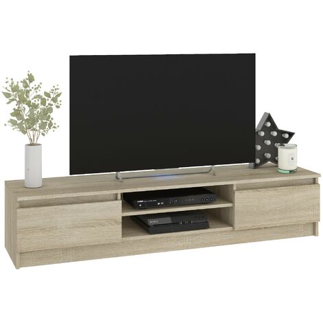 Mobile TV AKORD Sonoma Quercia 240 cm 4 ante 240x40x140 cm