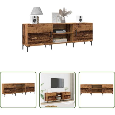 Mobile TV antico -  Mobile Porta TV Legno Antico 150x30x50 cm in Truciolato