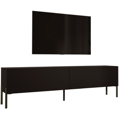 Mobile TV : Cashmere, gambe cromate, 170 x 52 x 32 cm