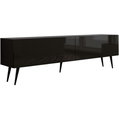 Mobile TV : Cashmere, gambe cromate, 170 x 52 x 32 cm