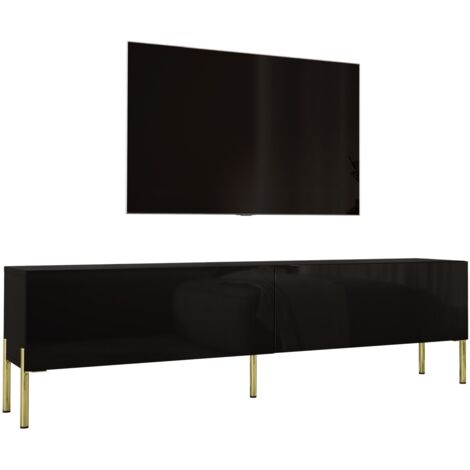 Mobile TV : Cashmere, gambe nere, 170 x 52 x 32 cm