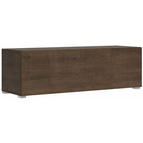 Mobile TV con Anta a Ribalta e Passacavi 133,6x40x39,6 cm con piedini Noce