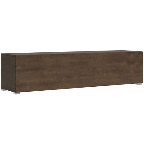 Mobile TV con Anta a Ribalta e Passacavi 173,6x40x39,6 cm con piedini Noce