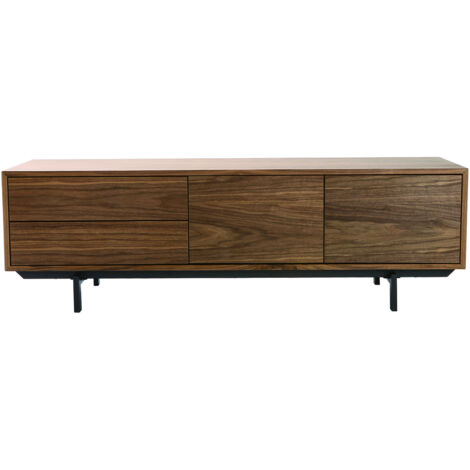 Mobile TV design vintage chiuso noce MANNY