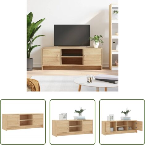 Mobile TV in legno -  Mobile per TV Rovere Sonoma 102x30x37,5 cm Legno Multistrato