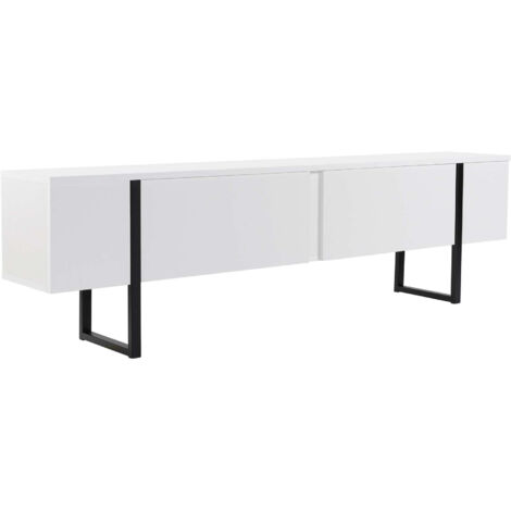 Mobile TV in legno "Serenity" 180 x 30 x 45 cm - Bianco