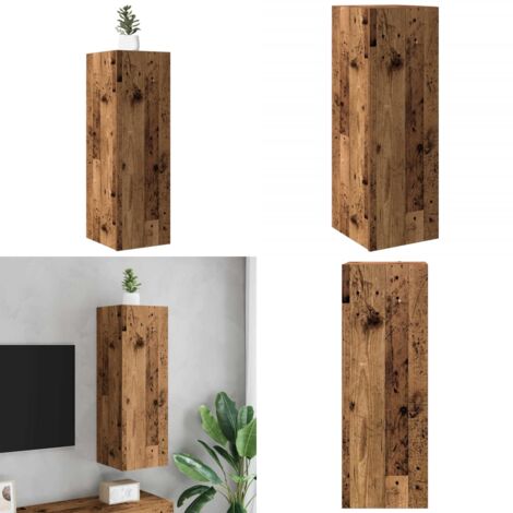 Mobile TV Legno Antico 30,5x30x90 cm in Legno Multistrato - Mobile TV - Arredamento moderno