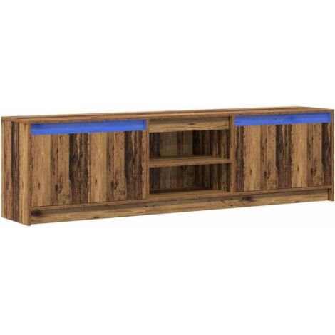 Mobile TV Marrone 180 x 34 x 50 cm Legno multistrato vidaXL