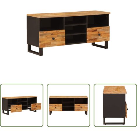 Mobile TV marrone -  Mobile TV con cassetto Corona Marrone 100 x 33 x 46 cm