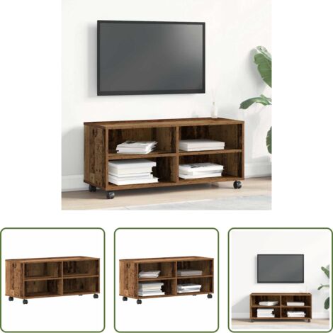 Mobile TV -  Mobile TV Marrone 90 x 35 x 40.5 cm Legno multistrato