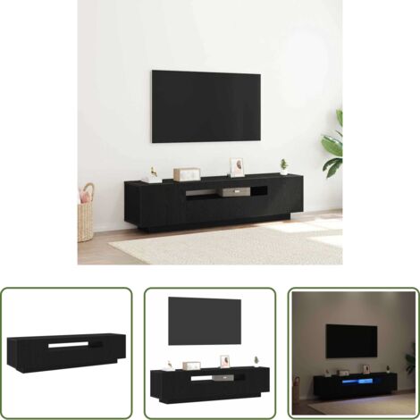 Mobile TV -  Mobile TV Nero 160 x 35 x 40 cm Legno multistrato