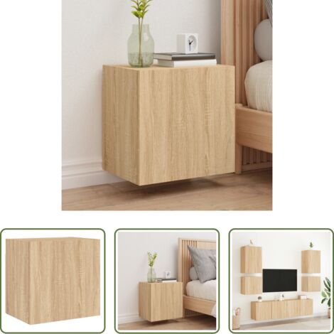 Mobile TV -  Mobile TV Parete Rovere Sonoma 40,5x30x40 cm Legno Multistrato