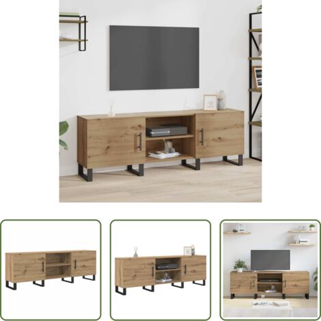 Mobile TV -  Mobile TV Rovere artigianale 150 x 30 x 50 cm Legno multistrato