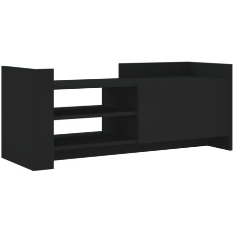 Mobile TV multimediale scaffale per televisione televisione buffet sala da pranzo soggiorno camera da letto 100 x 35 x 40 cm multistrato nero 020025495
