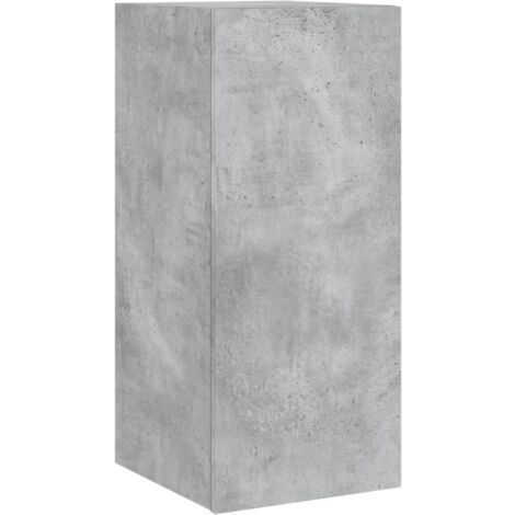 Mobile TV multimediale scaffale per televisione televisione buffet sala da pranzo soggiorno camera da letto a parete con luci a LED 30,5 x 35 x 70 cm grigio 020027875