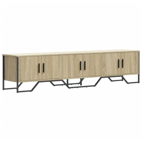Mobile TV multimediale scaffale per televisione televisore buffet sala da pranzo soggiorno camera da letto rovere Sonoma 180 x 34 x 41 cm derivati del legno marrone 020027510
