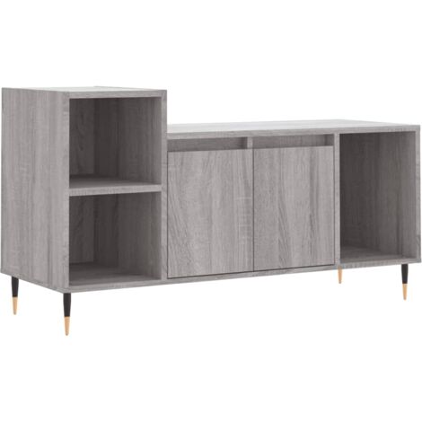 Mobile TV multimediale scaffale per televisione televisore buffet sala da pranzo soggiorno camera da letto sonoma 100 x 35 x 55 cm derivati del legno grigio 020028339