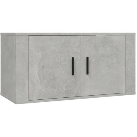 Mobile TV multimediale scaffale TV credenza TV sala da pranzo soggiorno camera da letto parete 80 x 345 x 40 cm grigio 020027805