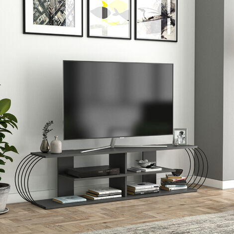 Mobile basso porta tv nero 170x52x45 codice LW-456