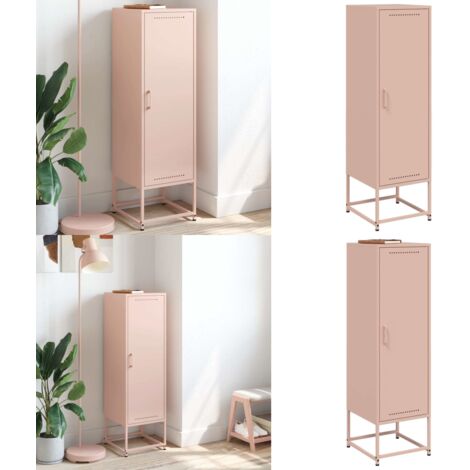 Mobile TV Rosa 100,5x39x60,5 cm in Acciaio - TV in acciaio - Mobile TV rosa