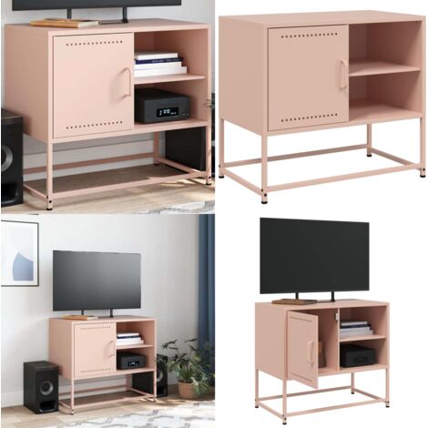 Mobile TV Rosa 68x39x60,5 cm in Acciaio - TV in acciaio - TV industriale