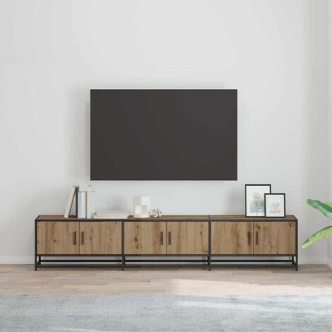 Mobile TV rovere artigianale 210 x 35 x 41 cm Legno multistrato vidaXL