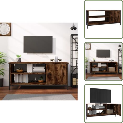 Mobile TV rovere fumo - vidaXL Mobile TV Rovere Fumo 100x40x45 cm in Legno Multistrato -