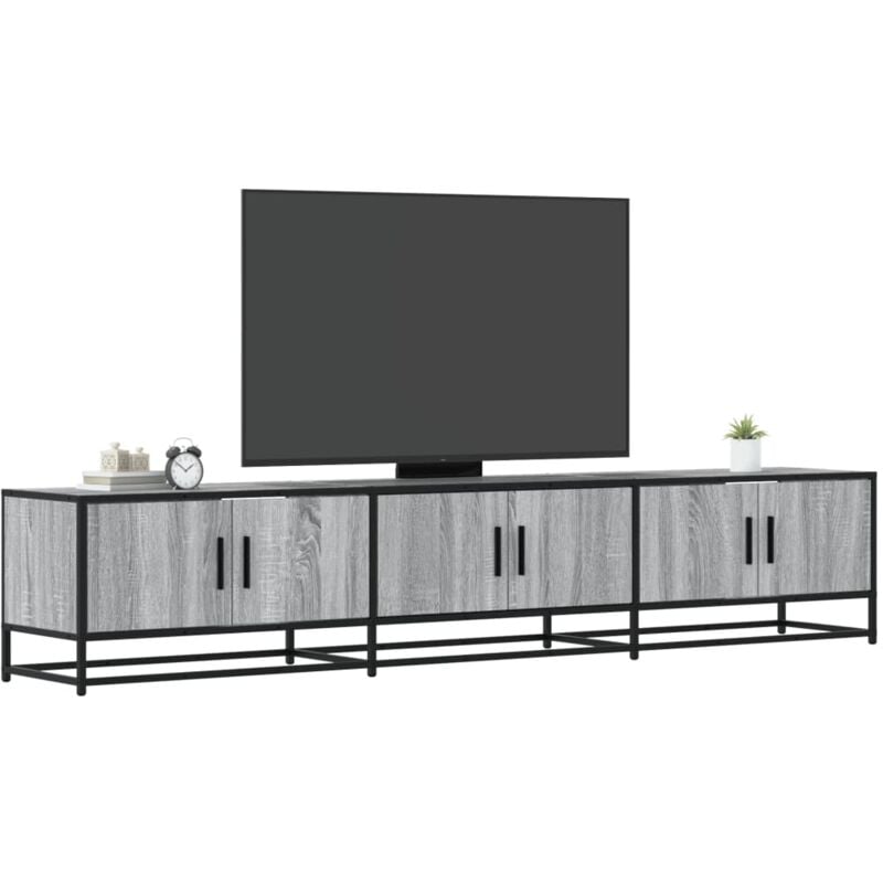 Vidaxl - Mobile Porta tv Grigio Sonoma 210x35x41 cm in Truciolato