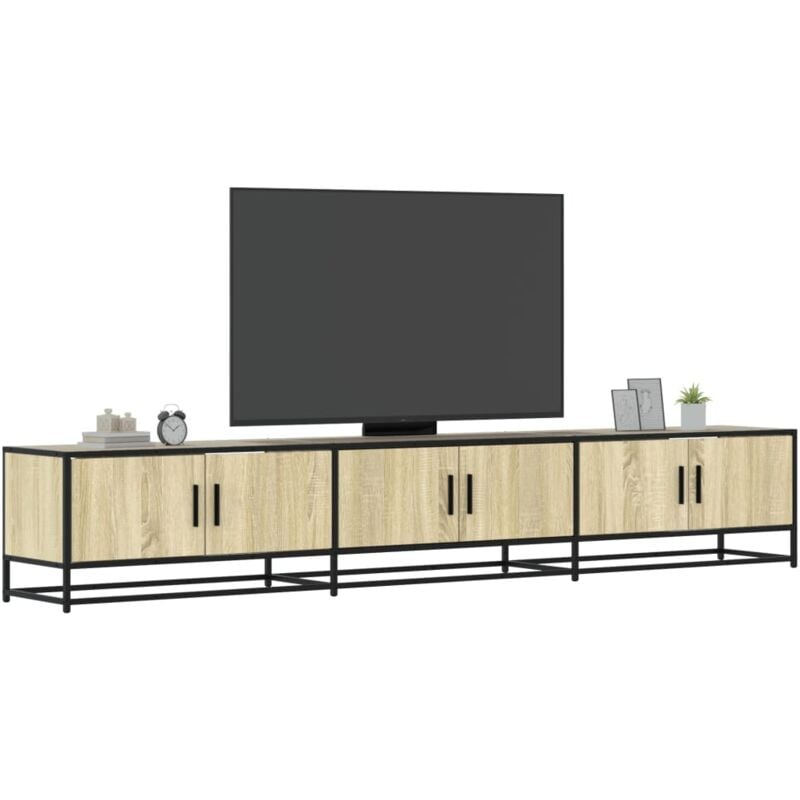 Mobile per tv Rovere Sonoma 240x35x41 cm in Truciolato - Vidaxl