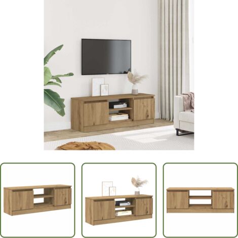 Mobile TV Rovere -  Mobile Porta TV Rovere Artigianale 102x30x36 cm Multistrato