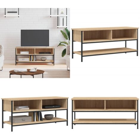 Mobile TV Rovere Sonoma 100x35x45 cm Legno ingegnerizzato - Mobile TV - Mobile TV in legno